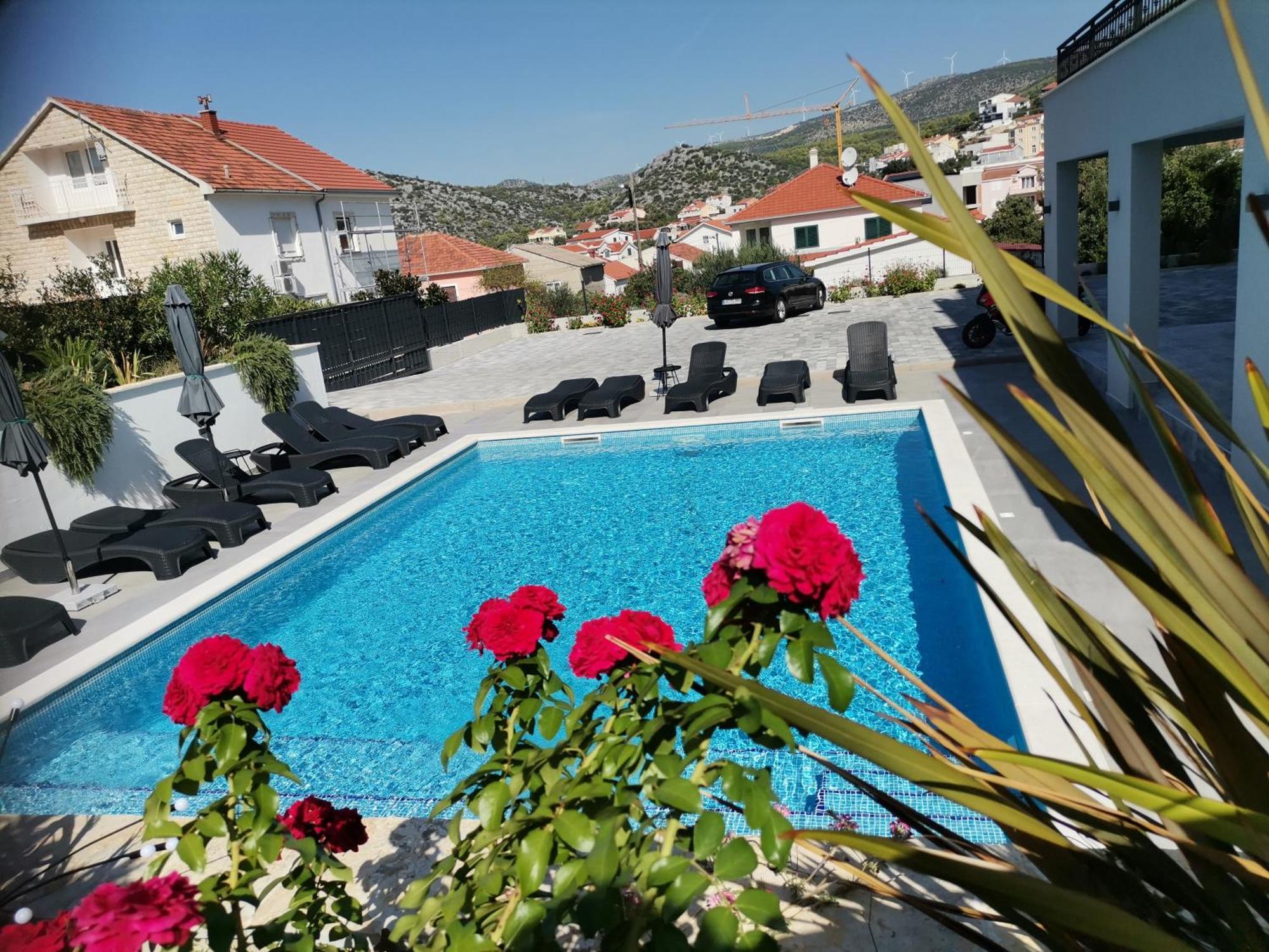 Villa Barbara & Zoran With Heated Swimming Pool Seget Vranjica Dış mekan fotoğraf